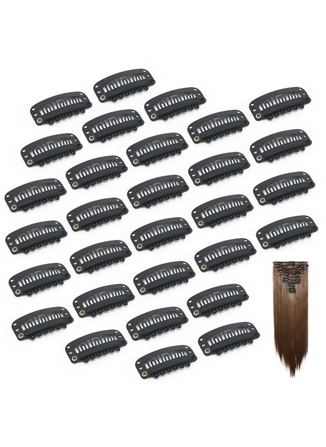 Dreamlover Wig Clips to Secure Wig, Clips for Hair Extensions, 6 Teeth, 30 Pieces  - Image 1