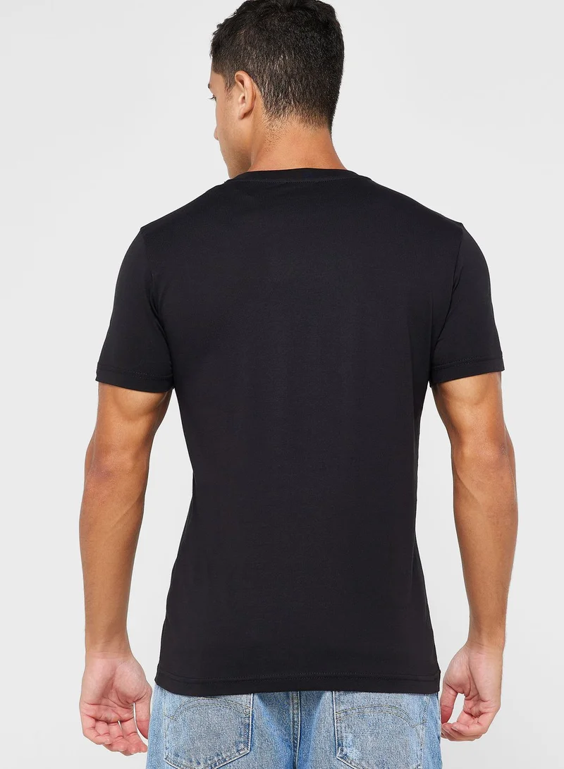DIESEL Logo Crew Neck T-Shirt