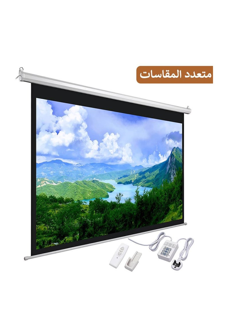 ويندون شاشة عرض بالموتور شاملة ريموت كنترول سلكى واخر لاسلكى  - Image 1