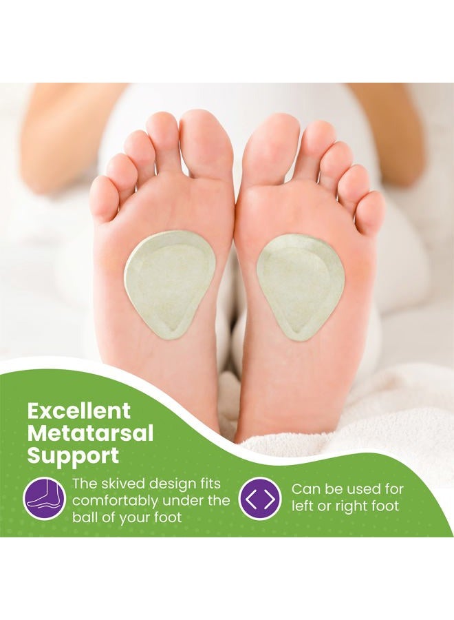 MARS WELLNESS Metatarsal Felt Foot Pad Skived Cut - 6 Pairs - 1/8" Thick - Image 3