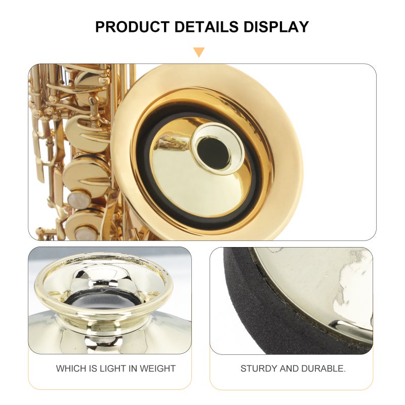2pcs Practical Alto Saxophone Mute Saxophone Accessory Musical Instrument Accessory - Image 5