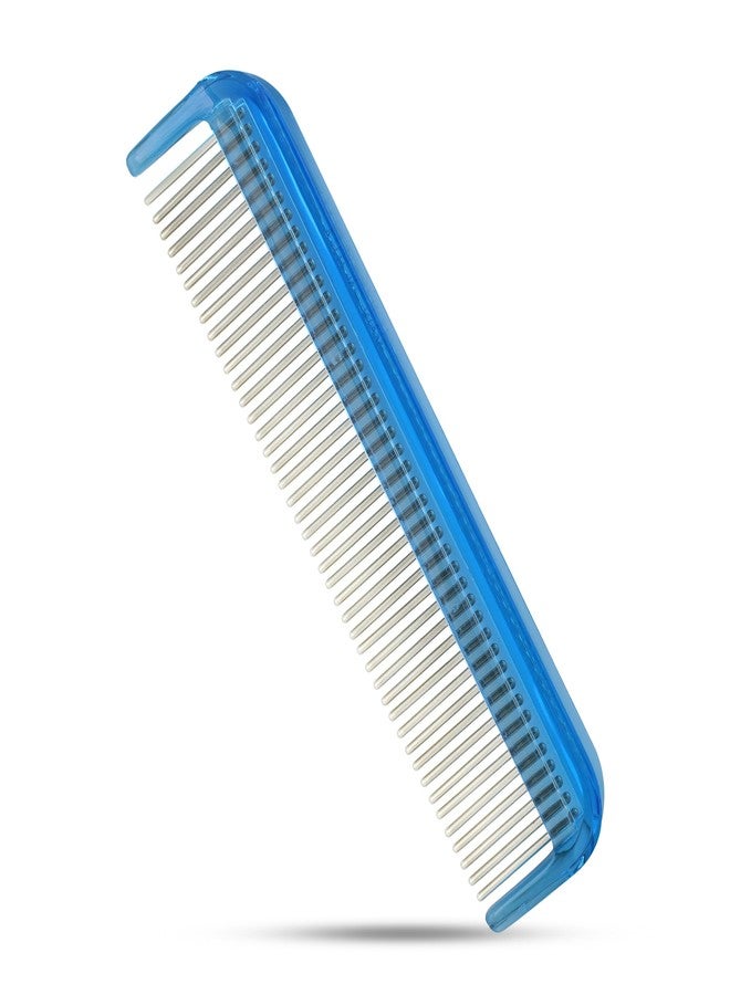 Untangler Cat Comb - 5" with ultra fine silky smooth rotating teeth for gentle mat clearing; 7" with dual-spaced teeth, SkyBlue - Image 1