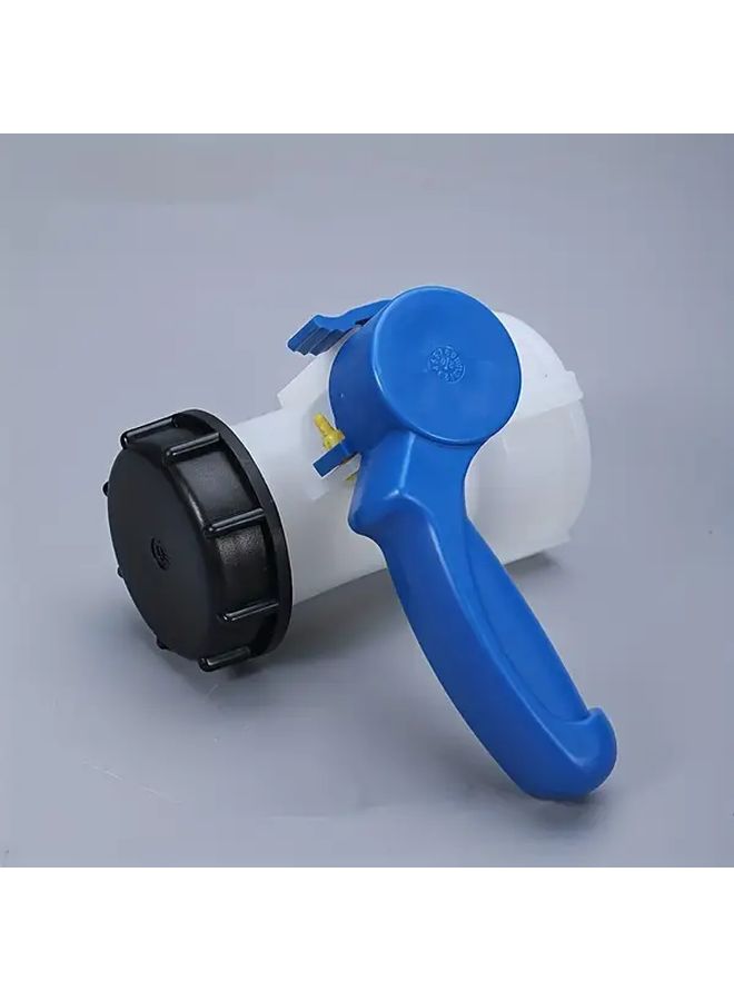 1pc 75mm Plastic One Piece Valve Kit Water Tank Valve for IBC Square Barrel Acid Base Dispensing Garden Hose Faucet Adapter with Coarse Thread Port DN50 Ball Valve DN40 Butterfly Valve On Off Control Tool - Image 2
