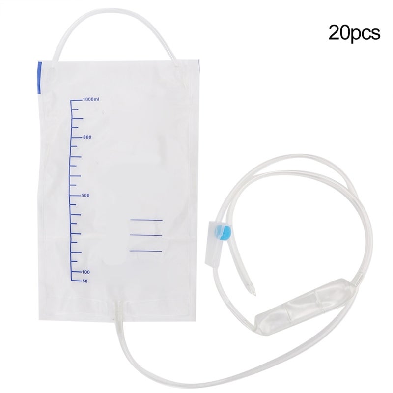 20pcs Disposable Enema Bag Intestinal Wash Cleaning Enema Detox Bag for Hospital Household - Image 3