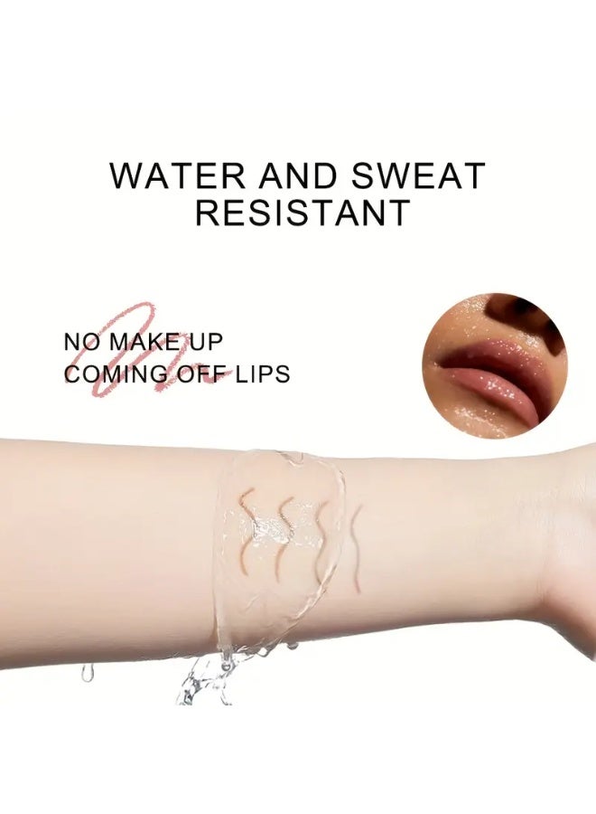 SHCOETY 12pcs Matte Waterproof Lip Liner Pencils, Long-Lasting Non-Stick, Diverse Shades - Image 3