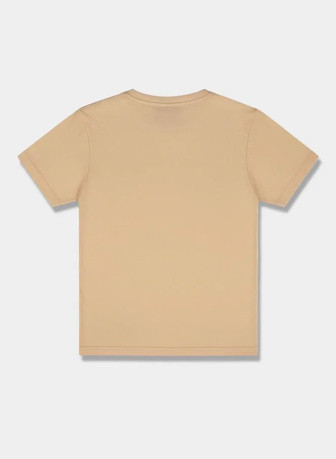 SUPERMAN Graphic Print Round Neck Fashion T-shirt