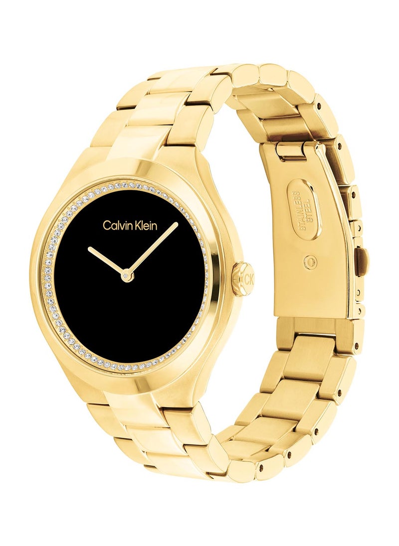 CALVIN KLEIN Women's Analog Round Shape Stainless Steel Wrist Watch 25200367 - 36 Mm  - Image 1