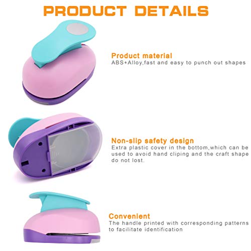 Jeemitery 3 inch Circle Hole Punch Crafts Lever Punch DIY Handmade Paper Puncher, 3 inch Circle Cutter - Image 4