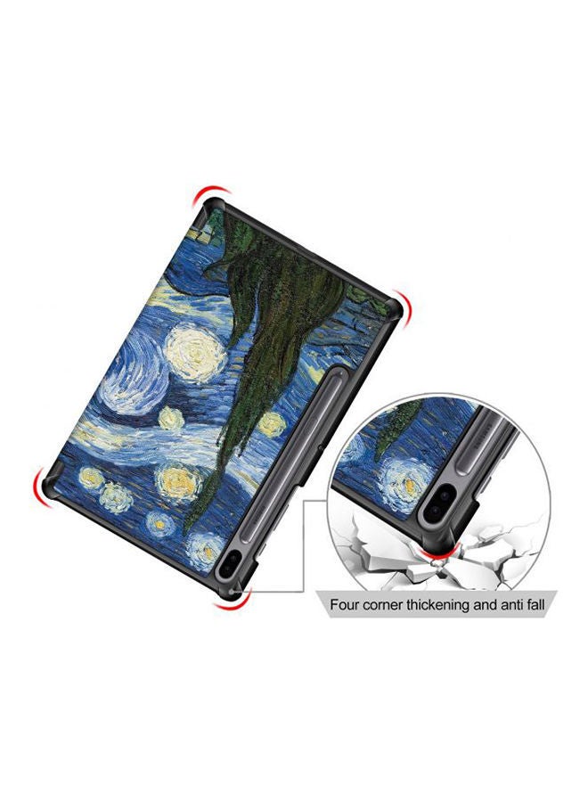 NIBEMINENT Protective Case Cover For Samsung Galaxy Tab S6 10.5-Inch Blue  - Image 3