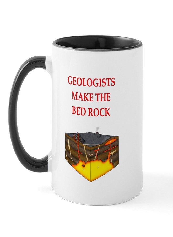 cafe press CafePress I Love Geology Mug 11 oz (325 ml) Ceramic Coffee Mug - Image 1
