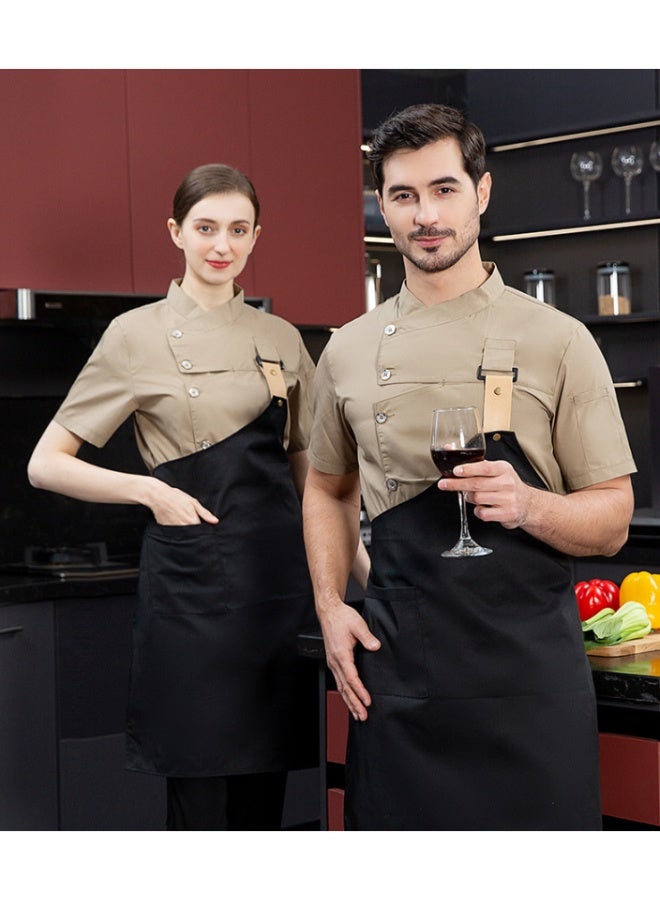NIBEMINENT Long Sleeve Chef Coat Perfect Uniform for Kitchen Staff in Restaurants and Hotels Catering Waiter Work Jackets  - Image 3