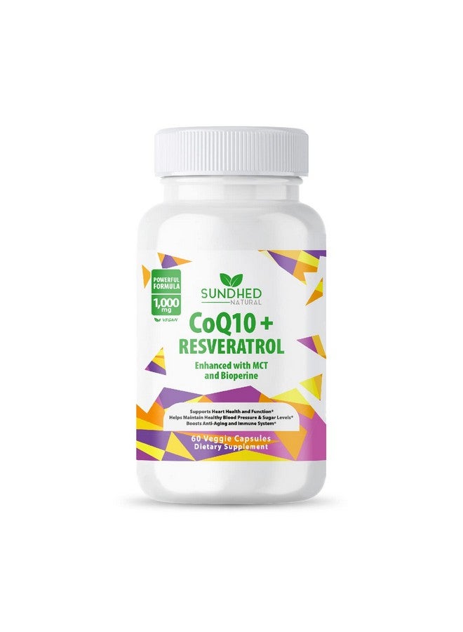 Sundhed Natural Coq10 Powerful Antioxidant (Capsules Coq10+Resveratrol) - Image 1