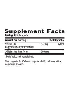 Country Life Lglutamine Caps 500 Mg With Vitamin B6 100 Vegan Capsules 100 Vegan Capsules Certified Gluten Free Certified Vegan  - Image 3