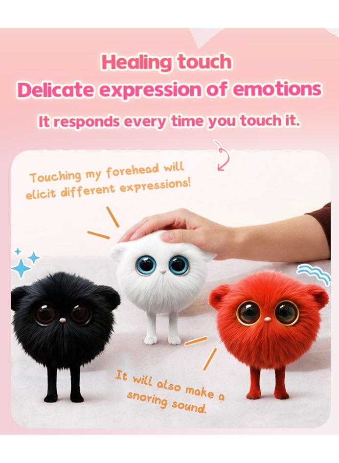 AI Plush Toy 02 Black AI Smart Plush Toy for Kids ChatGPT AI Companion Robot 69 Languages Voice Interaction Storytelling Learning Assistant Emotional Support Toy Birthday Gift - Image 5