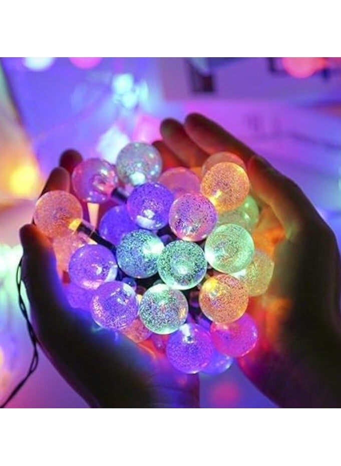 Ramadan Decoration Branch Noor LED Crystal Ball - Multicolor - Image 3
