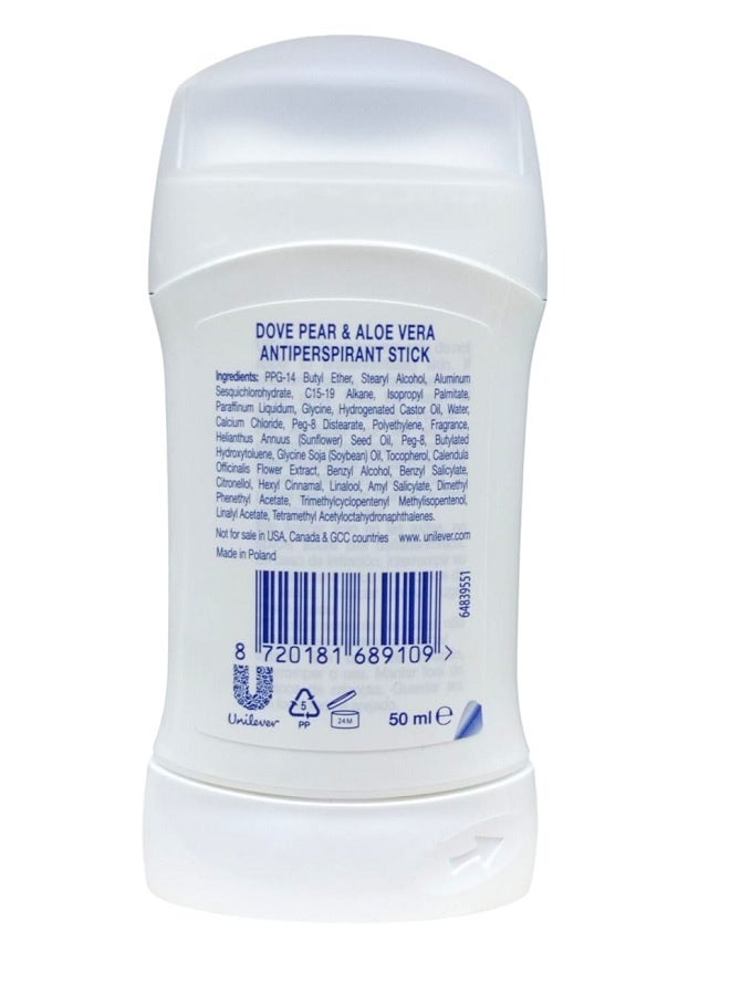 Dove Deodorant Stick go fresh pear scent 50ml - Image 2