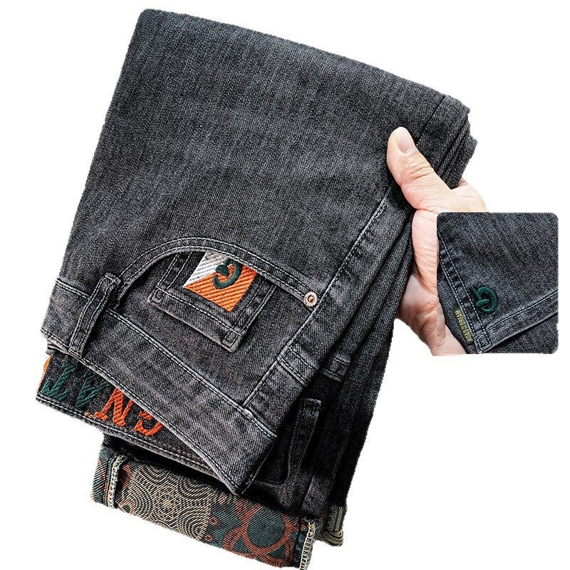 Unisex Classic Denim Jeans Loose Fit Daily Outdoor Wear - Image 5