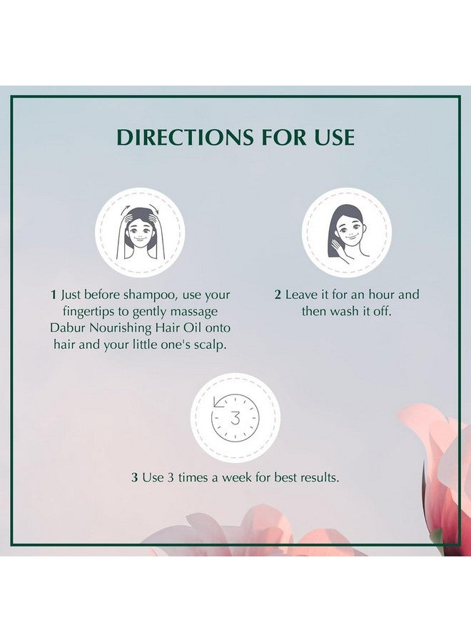 دابر زيت شعر دابر أملا - تركيبة طبيعية لشعر طويل وقوي وصحي للأطفال - غني بالزيتون واللوز - عبوة من 1، 200 مل - Image 5