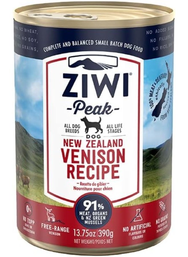 Ziwi طعام الكلاب الرطب بنكهة لحم الغزال من ZIWI Peak - 390 جرام - Image 1