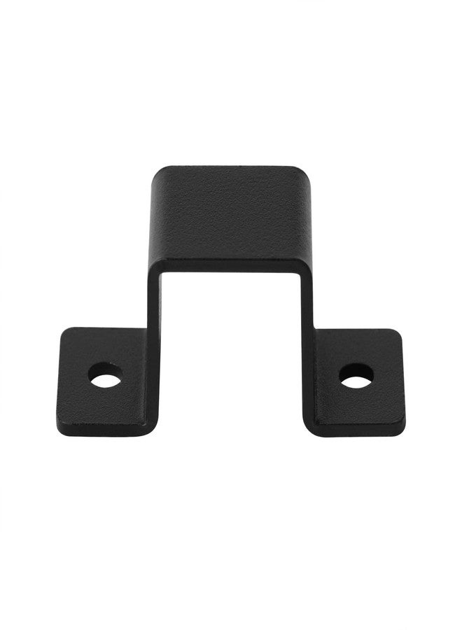 GBGS 20 Pcs Black Square Tube Strap Clamp for 1" x 1" Pipe, U Shape Pipe Clamp,3/32"Thick - Image 4