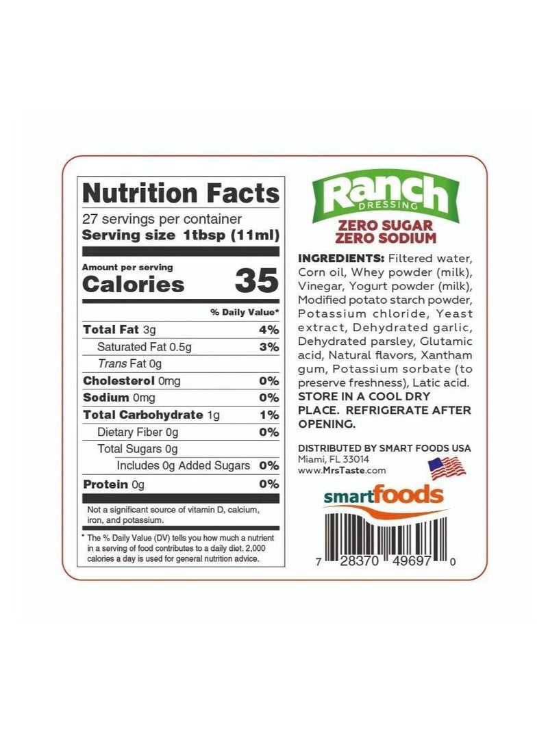 Mrs Taste Red Line 300ml Salad Dressing Ranch