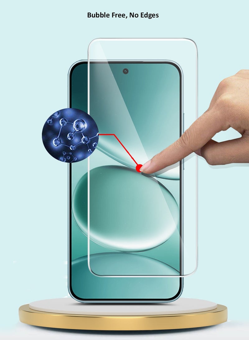 جيماكس حماية شاشة زجاجية مقساة 9H 2.5D بجوانب منحنية من سلسلة GMAX Premium لجهاز Xiaomi Redmi Note 15 Pro 5G 2025 - شفاف - Image 5