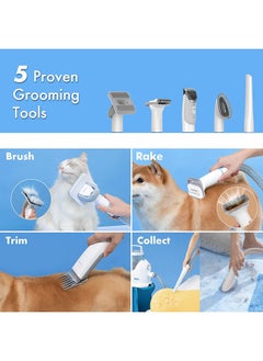 Neakasa P2 Pro Dog Clipper with Vacuum Cleaner, Quiet Clipper, New Generation Pet Grooming Kit, Pet Hair Trimmer with 5 Care Tools for Dogs and Cats  - Image 2