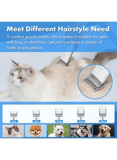 Neakasa P2 Pro Dog Clipper with Vacuum Cleaner, Quiet Clipper, New Generation Pet Grooming Kit, Pet Hair Trimmer with 5 Care Tools for Dogs and Cats  - Image 4