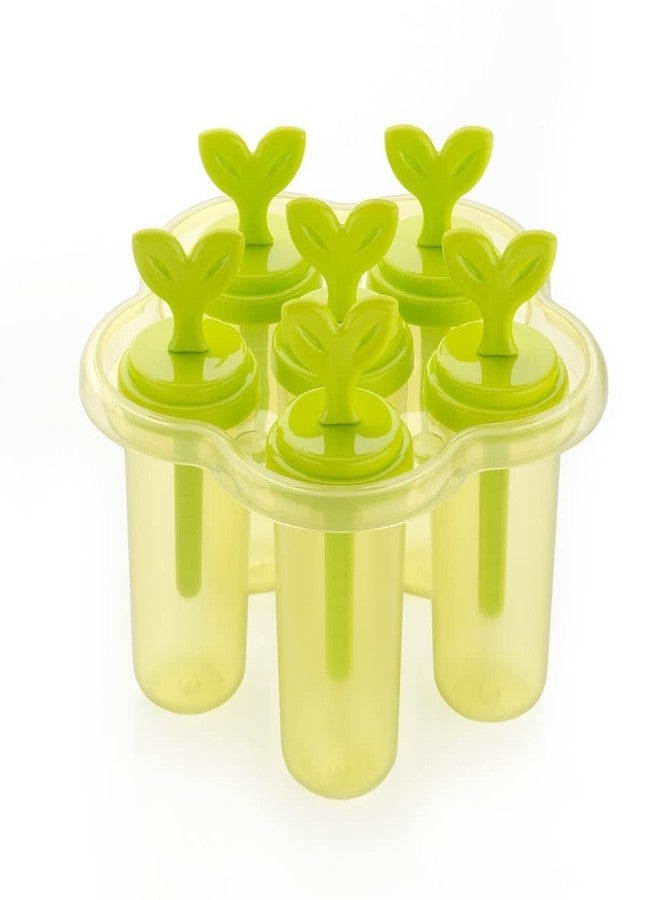 Senvox Ice Candy Mould Set for Kids | 6 Cavity Reusable Popsicle Maker Tray with Cute Whale Tail Handles | BPA-Free Plastic Moulds | Homemade Juices, Ice Cream, Smoothies & Frozen Treats - Image 2