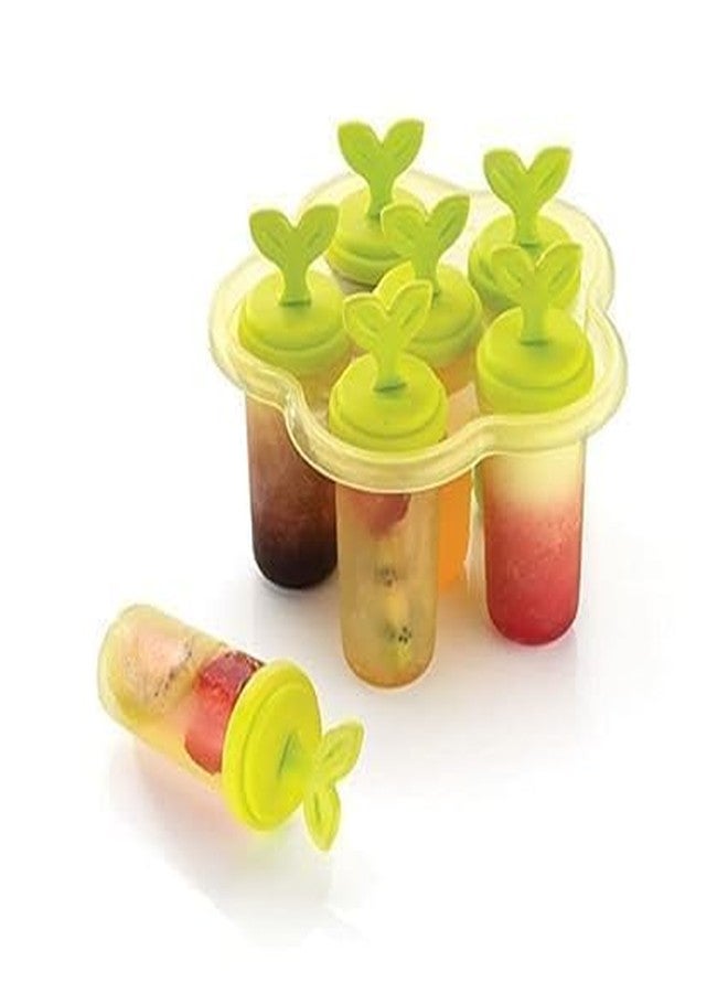 Senvox Ice Candy Mould Set for Kids | 6 Cavity Reusable Popsicle Maker Tray with Cute Whale Tail Handles | BPA-Free Plastic Moulds | Homemade Juices, Ice Cream, Smoothies & Frozen Treats - Image 5