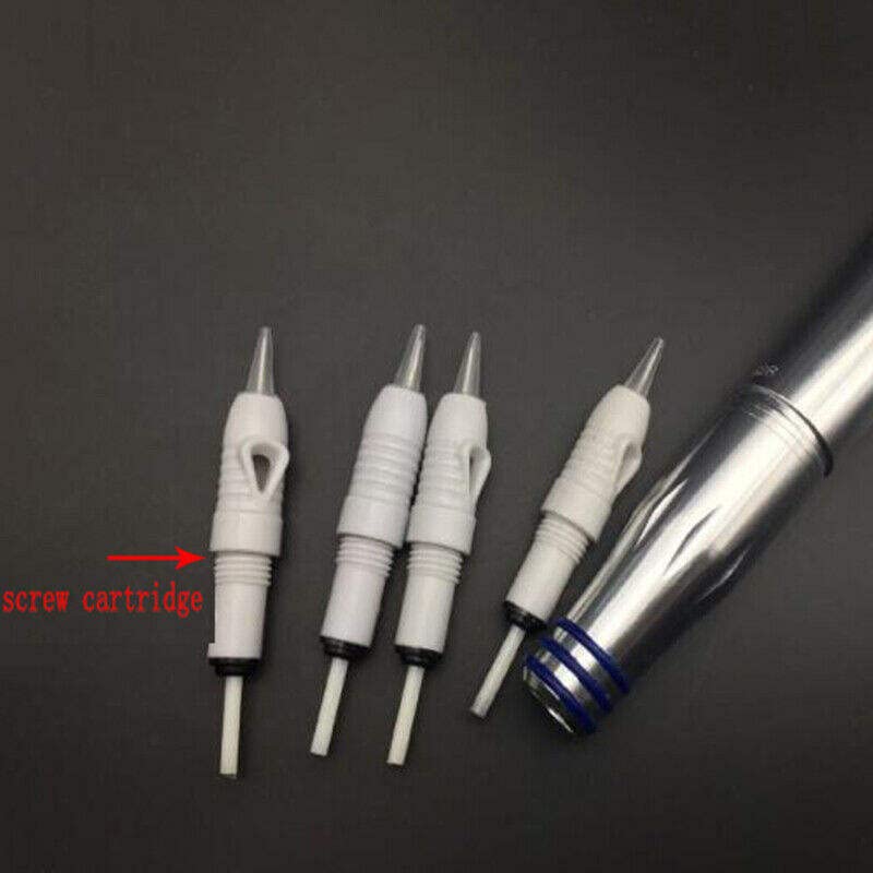SELWAY Screw Micro-blading Needle Cartridges 1P, 3P, 5P & 7P Semi-Permanent Makeup I Permanent Makeup I Eyebrows I Lips and Body Tattoo Needle Cartridges (Pack of 10, 5P Needle Cartridges) White - Image 5