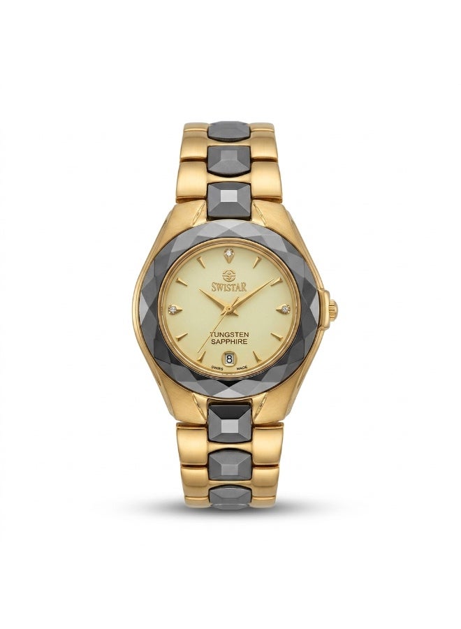 swistar Men Original ceramic sapphire glass watch
