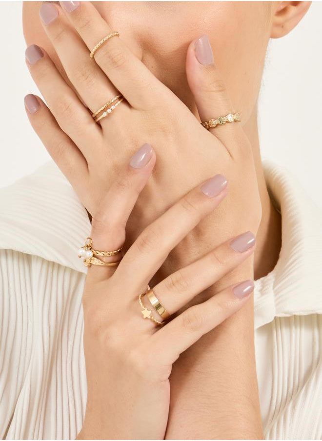Styli Set of 8 - Textured Rings  - Image 1