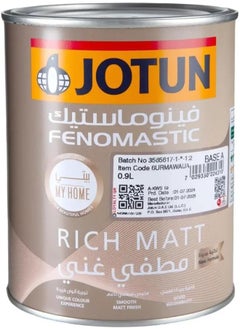 Jotun Jotun Fenomastic Rich Matt White 0.9L Emulsion Paint  - Image 1