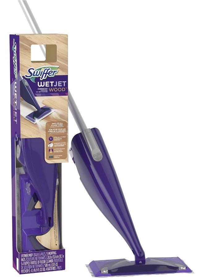 Swiffer Swiffer WetJet Wood Floor Spray Mop Kit  - Image 1