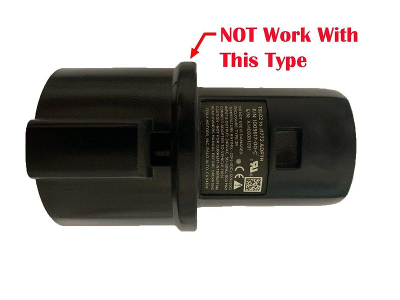 onten Tesla Model 3/Y Charger Lock for J1772 Adapter (Works with Non Flange Adapter, Not Work with Model S/X) (Black)[2PACK] - Image 3