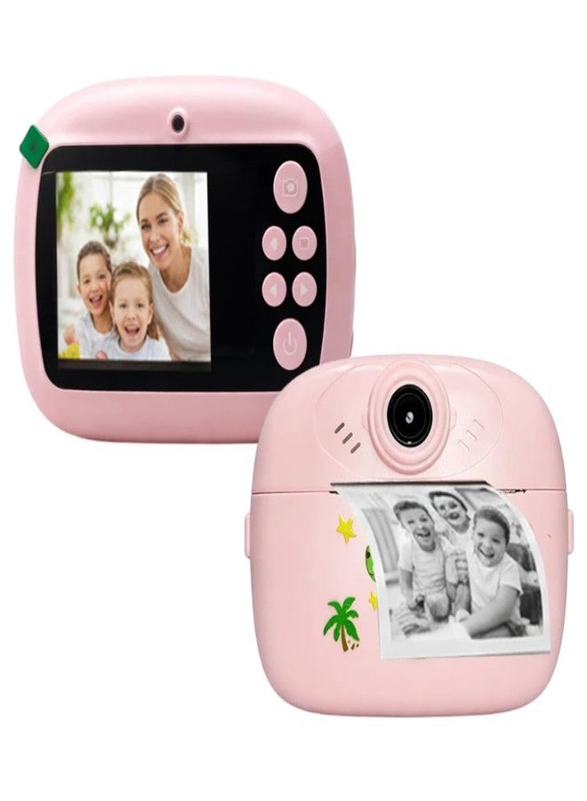 Casaquin Kids Instant Print Camera - Mini Digital HD Photo & Video Camcorder with Games | Fun Learning Toy for Boys & Girls Ages 4-18 | Includes 2 Print Rolls | Kids - Image 1