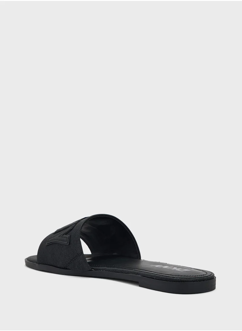 دكني Wilow Single Strap Flat Sandals
