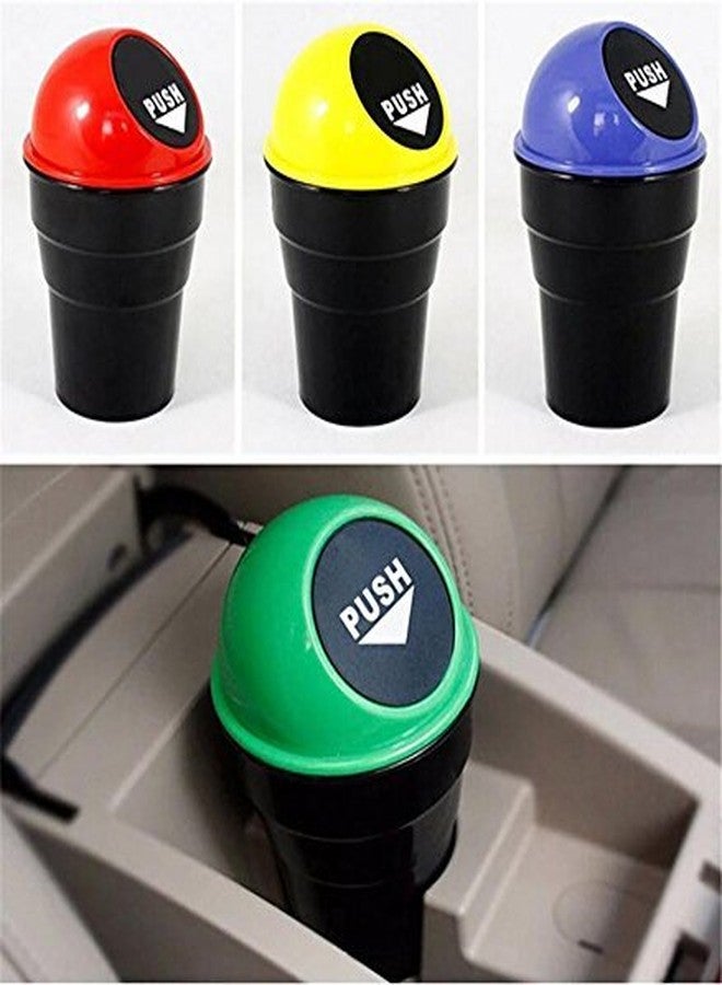 Kitchen4u Car Trash Bin Plastic Can Holder, 1-piece, Colour May Vary Colour - Image 5