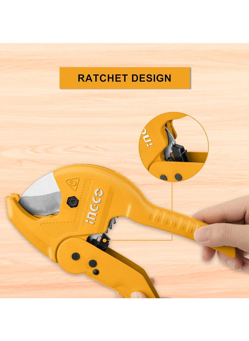 Heavy duty plastic pipe cutting scissors 3-42 mm