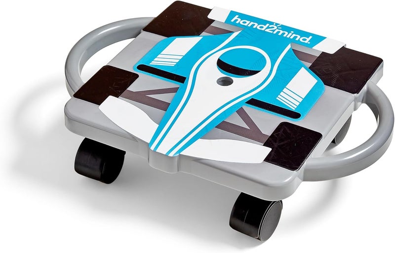 hand2mind hand2mind Blue Speedway Racer Scooter Board Floor Scooter Board Gross Motor Toys Kids Exercise  Physical Education Equipment Playground Toys Indoor Active Play Toddler Outdoor Activities - Image 1