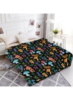 Sowide Mushroom Soft Decor Fleece Blanket Lightweight All Season Plant Mushrooms Throw Blanket for Couch Sofa Bed Mushroom Decor Birthday Present Blankets for Adult Baby Kids Pet Blanket All Season 40"x50"  - Image 4