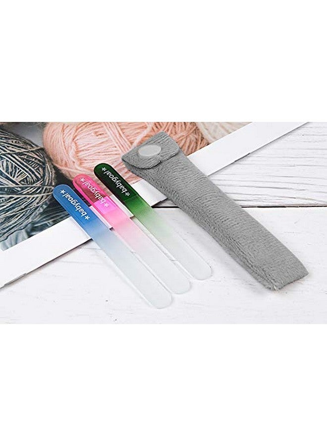 babygoal Baby Nail File 3 Pack With A Pouch, Genuine Czech Float Glass, Baby Gift For Newborns, Toddlers, Infant, Babies & Young Children By Babygoal 3Nf01  - Image 2