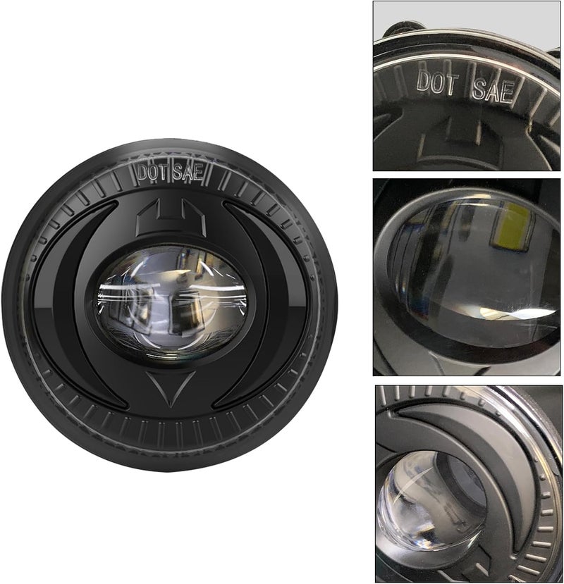 Shocklight LED Fog Light Driving Lamp Assembly for 2010-2013 Chevy Camaro - Pair with Clear Lens, Wiring Harness & Switch - Image 5