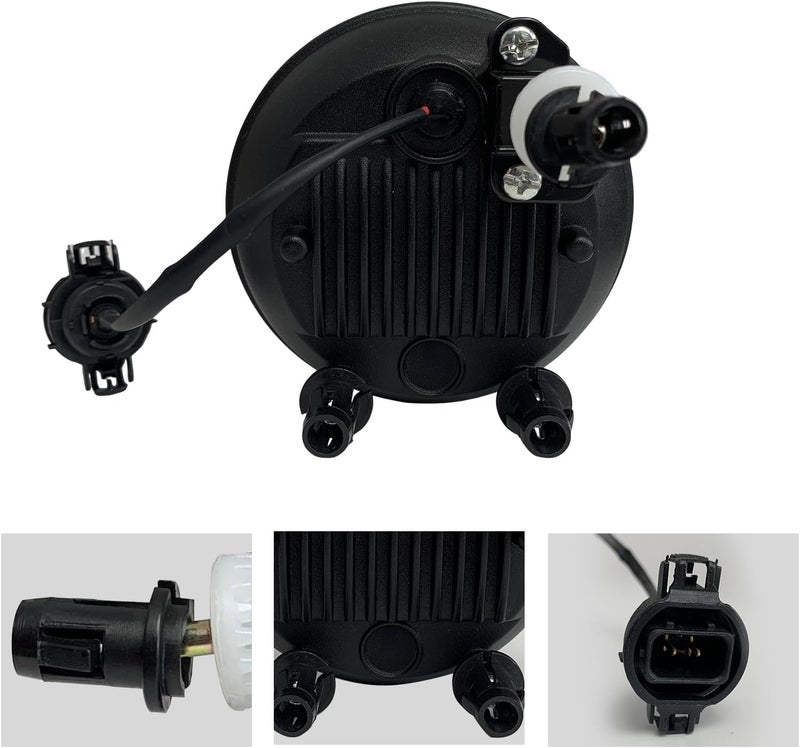 Shocklight LED Fog Light Driving Lamp Assembly for 2010-2013 Chevy Camaro - Pair with Clear Lens, Wiring Harness & Switch - Image 4