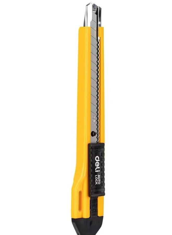Deli 1-Piece Deli-E2031 Cutter With Blades yellow colour - Image 2