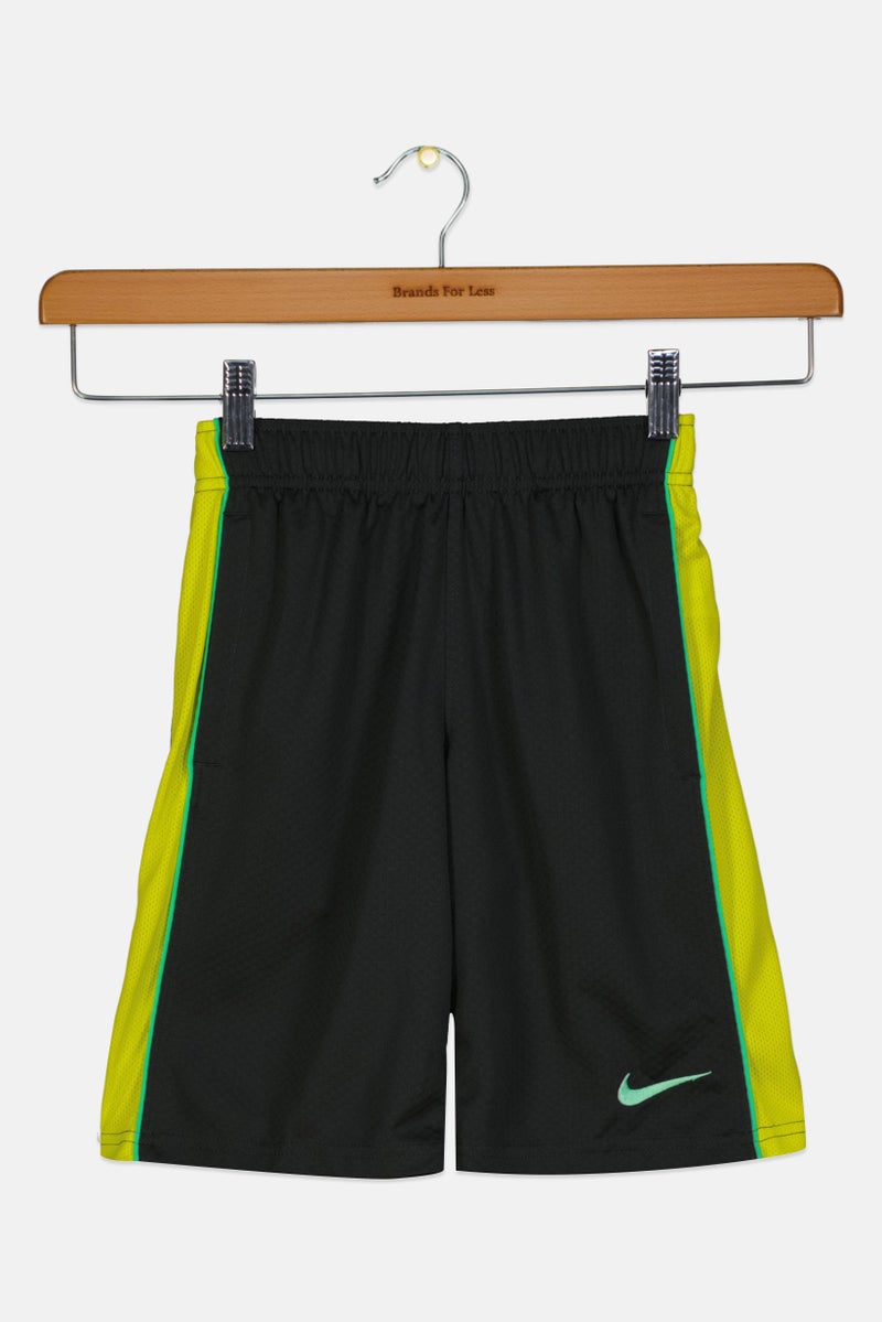 Nike Kids Boy Dri Fit Drawstring Training Shorts, Dark Olive - Image 1