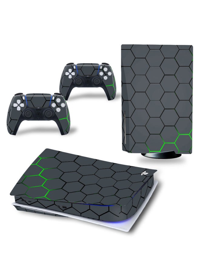 إسكدنيا Ps5 ملصق فيلم متجمد شل واقية محرك الأقراص الضوئية القرص الجلد الضفدع مات غير الغزو اللون: ps5 القرص 39 - Image 1