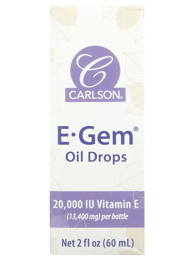E-Gem Oil Drops 2 fl oz (60 ml)