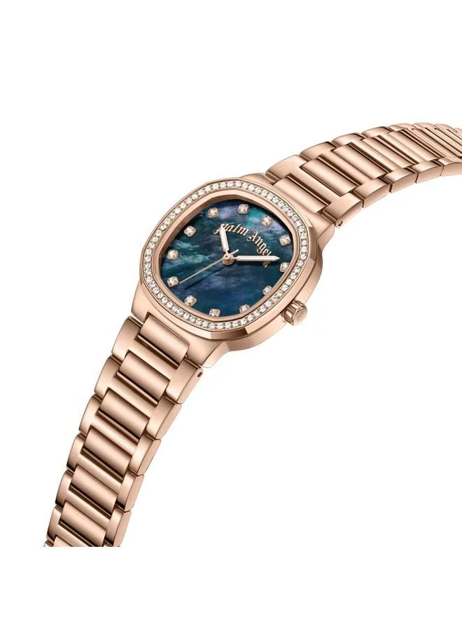 Palm Angels Nova Black Mother-of-pearl Dial Stainless Steel Bracelet Analog Watch for Women, 32mm